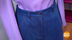 Джинсы: ушиваем в поясе. Доброе утро. Фрагмент