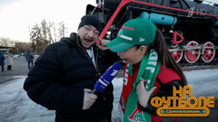 Репортаж Романа Юнусова с матча «Локомотив» — «Краснодар». На футболе с Денисом Казанским. Фрагмент