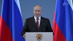 «Здесь тоже оказались первыми»: Владимир Путин об уникальном фильме «Вызов», снятом на орбите Первым каналом и «Роскосмосом»