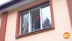 Дмитрий Талабуев и москитная сетка. Доброе утро. Фрагмент 