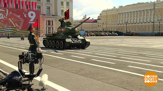 Санкт-Петербург готовится к параду. Праздничный канал. Фрагмент 