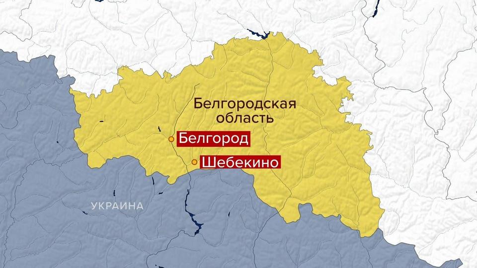 Карта границы харьковской и белгородской обл