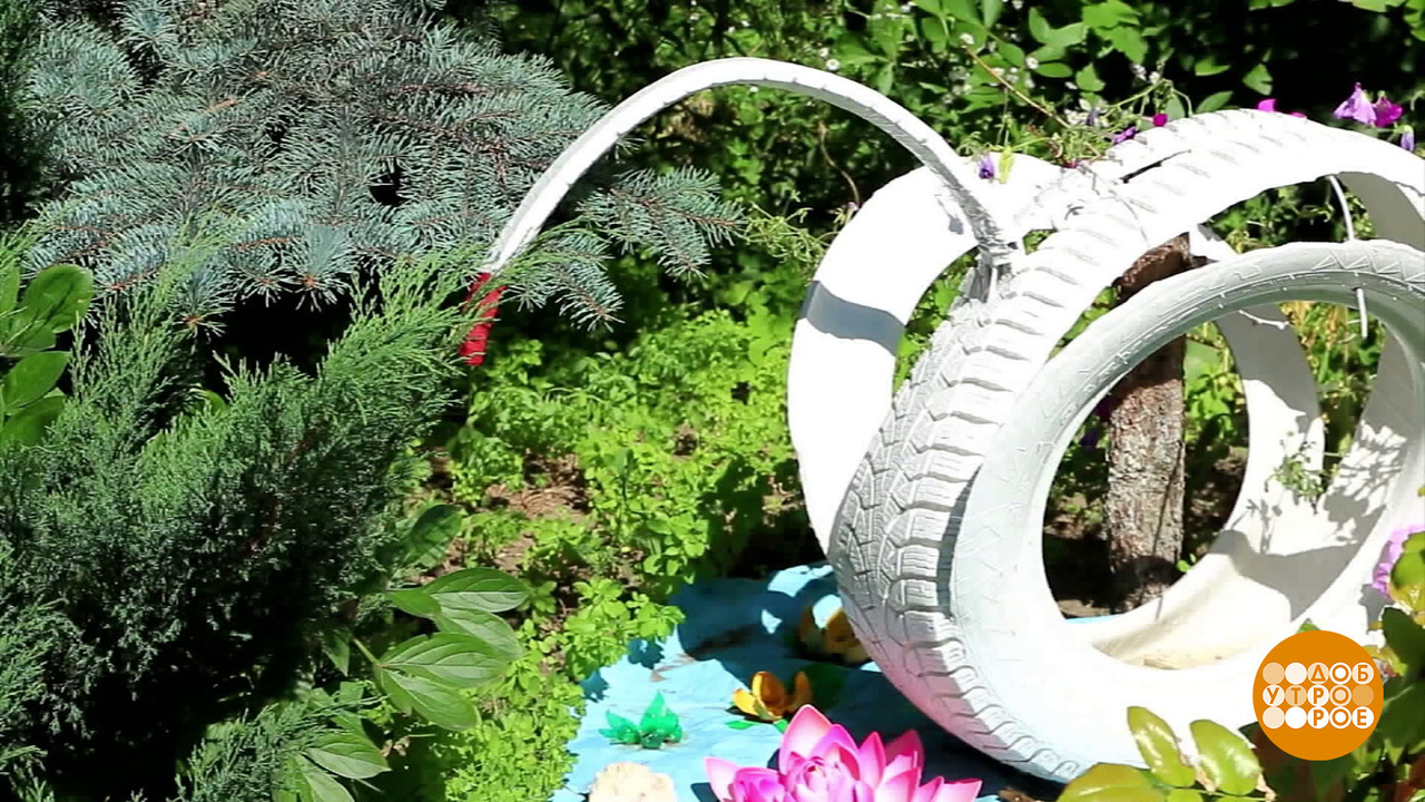 Клумбы из покрышек? Нет, вам грозит штраф