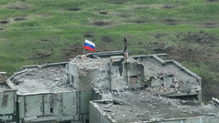 Бойцы ЧВК «Вагнер» водрузили российские флаги над освобожденным Артемовском