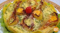 Готовим картофельный пирог для всей семьи. Доброе утро. Фрагмент