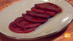 Готовим розовые оладьи. Доброе утро. Фрагмент 