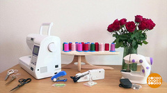 Швейная машинка в формате «мини»: справится? Доброе утро. Фрагмент 