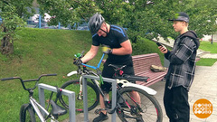 Выбираем замок для велосипеда. Доброе утро. Фрагмент