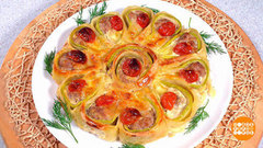 Овощной пирог с мясом. Доброе утро. Фрагмент