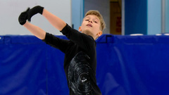 Лев Лазарев. Короткая программа. Контрольные прокаты сборной России по фигурному катанию среди юниоров 2023/24