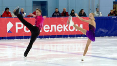 Евгения Башина — Дмитрий Шеремет. Короткая программа. Пары. Контрольные прокаты сборной России по фигурному катанию среди юниоров 2023/24