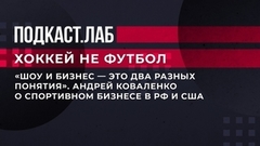 «Шоу и бизнес – это два разных понятия». Андрей Коваленко об отличиях спортивного бизнеса в России и на Западе. Хоккей не футбол. Фрагмент