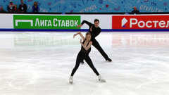 Таисия Собинина — Денис Ходыкин. Короткая программа. Контрольные прокаты сборной России по фигурному катанию 2023