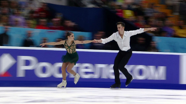 Алена Косторная — Георгий Куница. Короткая программа. Контрольные прокаты сборной России по фигурному катанию 2023