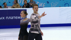 Александра Бойкова — Дмитрий Козловский. Короткая программа. Контрольные прокаты сборной России по фигурному катанию 2023