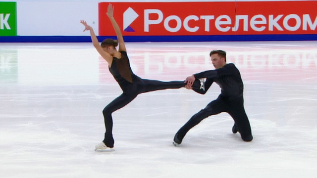 Алена Косторная — Георгий Куница. Произвольная программа. Контрольные прокаты сборной России по фигурному катанию 2023