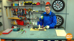 Шлифовальный станок из шуруповерта.  Доброе утро. Фрагмент