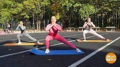 Делаем зарядку, сжигаем жир. Доброе утро. Фрагмент