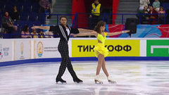 София Качушкина — Марк Волков. Ритм-танец. Уфа. Гран-при России по фигурному катанию 2023