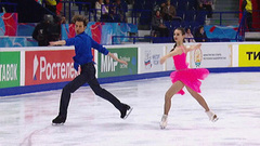 Александра Прокопец — Александр Васькович. Ритм-танец. Уфа. Гран-при России по фигурному катанию 2023