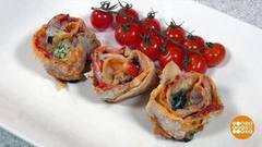 Рулетики из лаваша к завтраку. Доброе утро. Фрагмент 