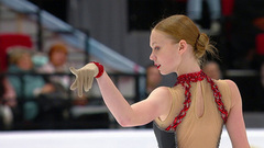Виктория Федянина. Короткая программа. Омск. Гран-при России по фигурному катанию 2023