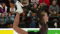 Арина Видинеева. Короткая программа. Омск. Гран-при России по фигурному катанию 2023