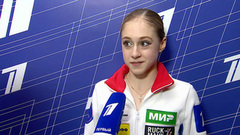 «Всегда есть, над чем работать». Алина Горбачева о короткой программе. Омск. Гран-при России по фигурному катанию 2023