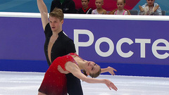 Елизавета Кулешова — Владимир Следь. Короткая программа. Омск. Гран-при России по фигурному катанию 2023