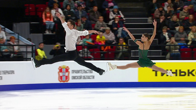 Алена Косторная — Георгий Куница. Короткая программа. Омск. Гран-при России по фигурному катанию 2023