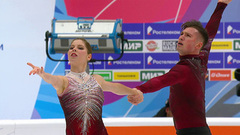 Анастасия Мишина — Александр Галлямов. Короткая программа. Омск. Гран-при России по фигурному катанию 2023