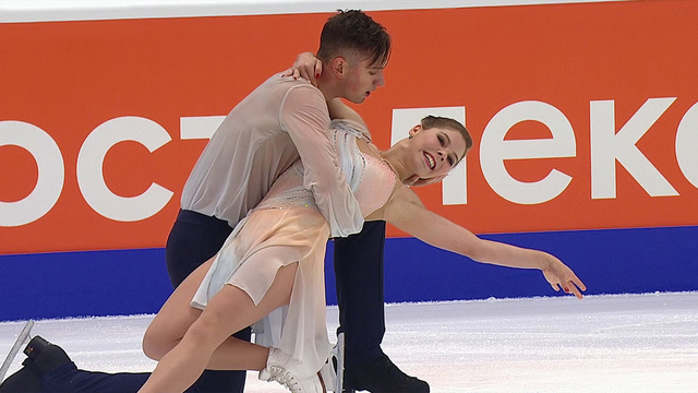 Анастасия Мишина — Александр Галлямов. Произвольная программа. Омск. Гран-при России по фигурному катанию 2023