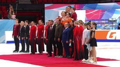 Церемония награждения. Омск. Гран-при России по фигурному катанию 2023