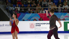 Майя Шегай — Игорь Шамшуров. Короткая программа. Красноярск. Гран-при России по фигурному катанию 2023