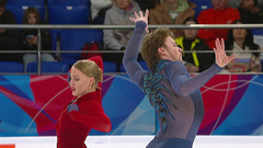 Екатерина Миронова — Евгений Устенко. Произвольный танец. Красноярск. Гран-при России по фигурному катанию 2023