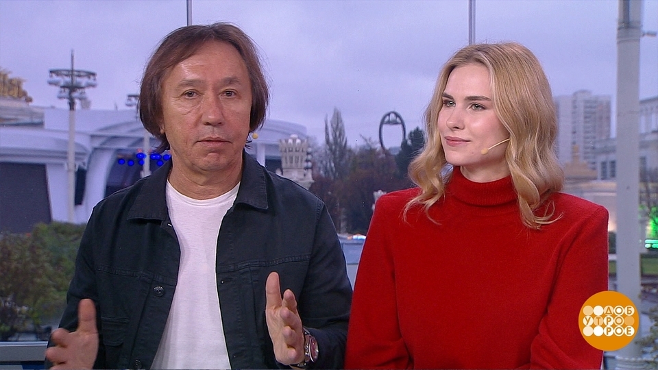 Фрагмент программы «Доброе утро» с участием Рената Давлетьярова на Первом канале (2023)