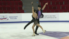 Милана Кузьмина — Дмитрий Студеникин. Ритм-танец. Юниоры. Самара. Гран-при России по фигурному катанию 2023