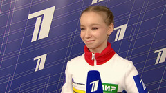 «Недовольна первым прыжком». Дарья Садкова о коротком прокате. Самара. Гран-при России по фигурному катанию 2023