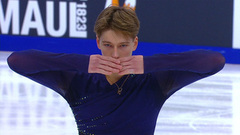 Михаил Полянский. Короткая программа. Москва. Гран-при России по фигурному катанию 2023