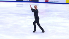 Матвей Ветлугин. Короткая программа. Москва. Гран-при России по фигурному катанию 2023
