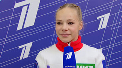 «Оценю прокат на семь из десяти». Вероника Яметова о коротком прокате. Москва. Гран-при России по фигурному катанию 2023