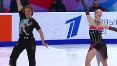 Елизавета Кириллова — Илья Карпов. Ритм-танец. Москва. Гран-при России по фигурному катанию 2023
