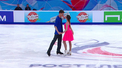 Александра Прокопец — Александр Васькович. Ритм-танец. Москва. Гран-при России по фигурному катанию 2023