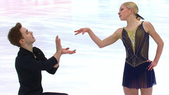 Анастасия Мухортова — Дмитрий Евгеньев. Произвольная программа. Москва. Гран-при России по фигурному катанию 2023