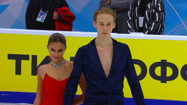 Софья Тютюнина — Матвей Грачев. Произвольный танец. Москва. Гран-при России по фигурному катанию 2023