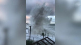 На юг России обрушилась мощнейшая буря, высота волн в Черном море достигала семи метров