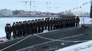 В Санкт-Петербурге приняли в состав Военно-морского флота новейшую подводную лодку «Можайск»