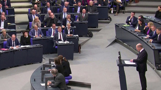 В Бундестаге освистали выступление канцлера Германии Олафа Шольца