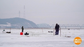 Зимняя рыбалка: не выходите на тонкий лед! Доброе утро. Фрагмент 
