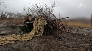 Репортаж из ЛНР о работе бойцов снайперскими противотанковыми пушками «Рапира»